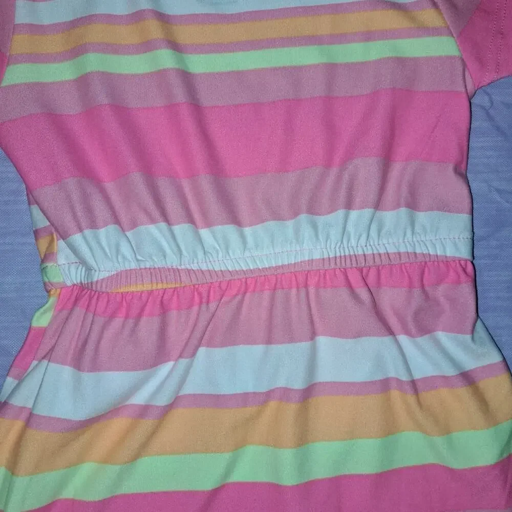 Toddler 18 Months Cinch Waist Summer Dress with Pocket Design